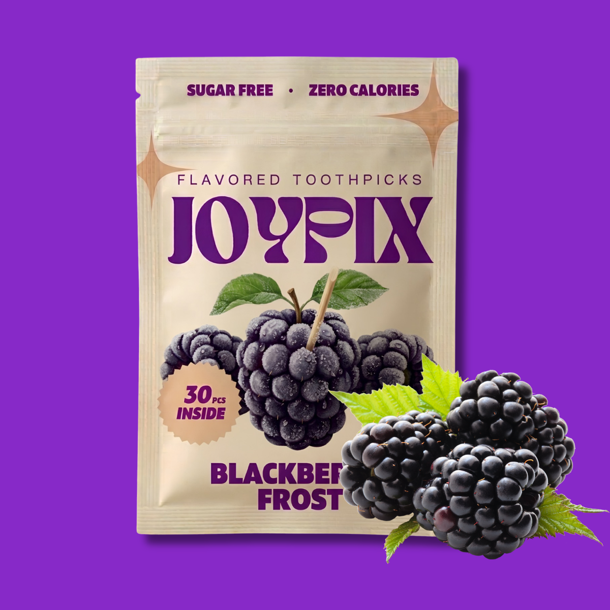 JOYPIX Flavored Toothpicks Blackberry Frost 🫐❄️