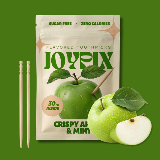 JOYPIX Flavored Toothpicks Crispy Apple & Mint 🍏🌱