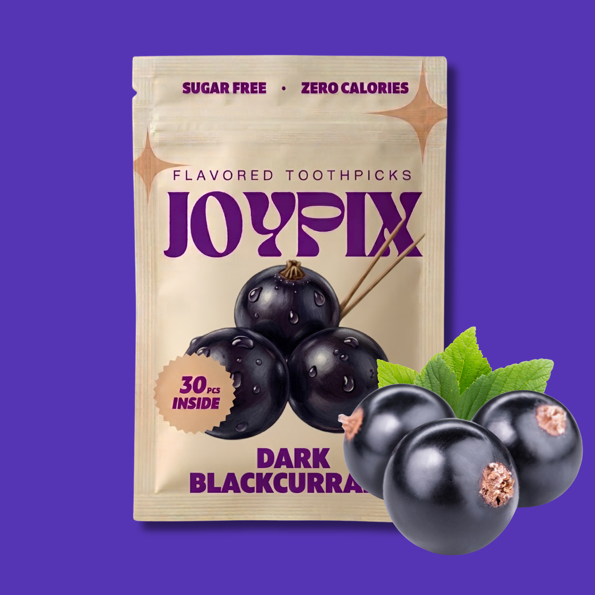 JOYPIX Flavored Toothpicks Dark Blackcurrant 🫐