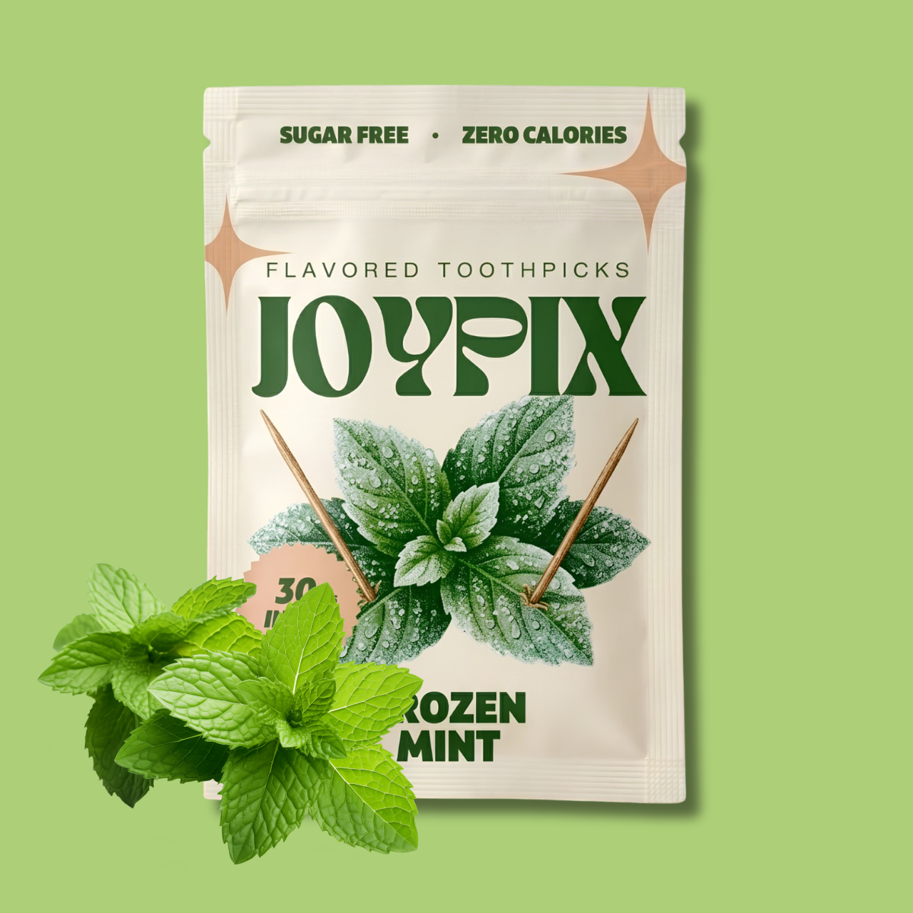 JOYPIX Flavored Toothpicks Frozen Mint ❄️🌿