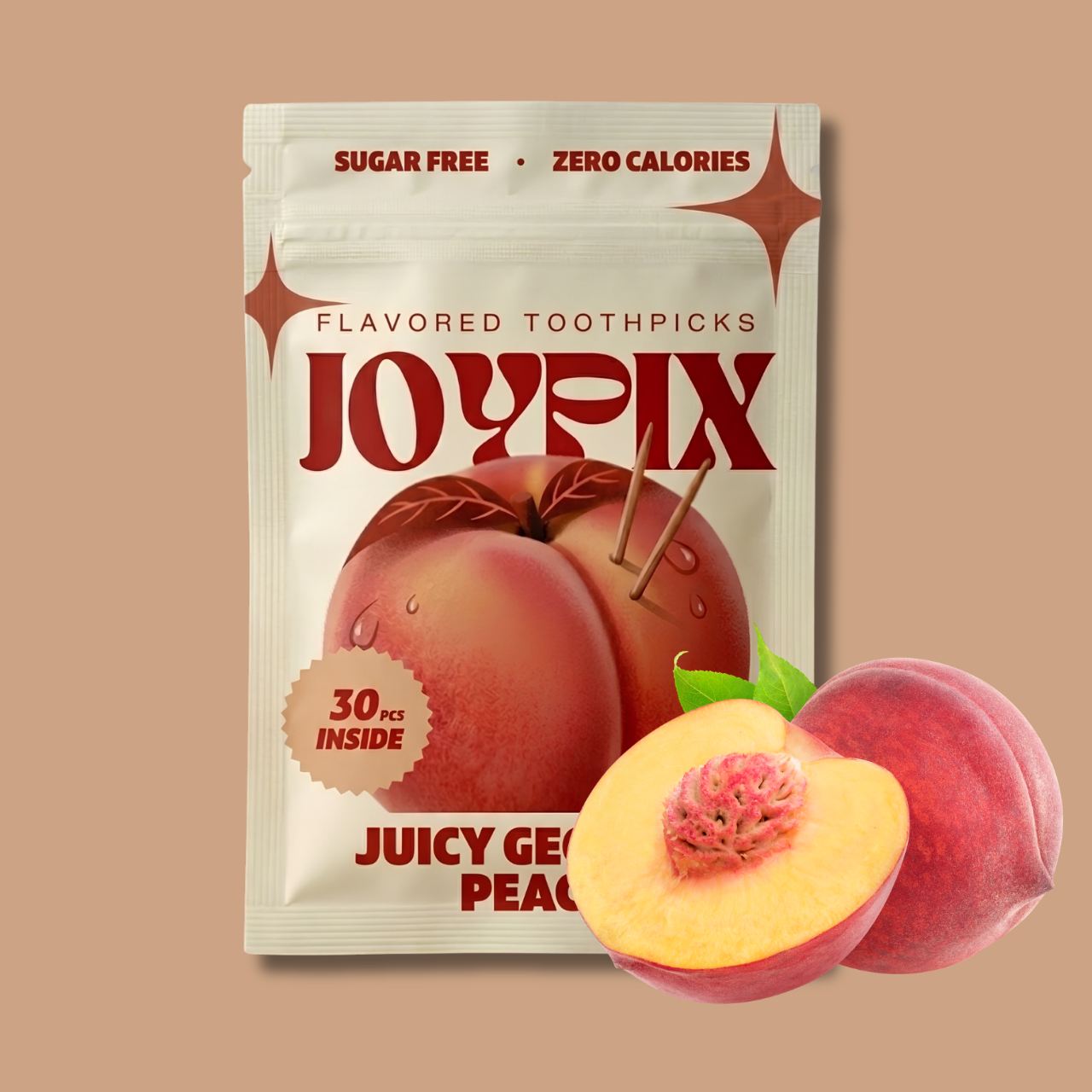 JOYPIX Flavored Toothpicks Juicy Georgia Peach 🍑
